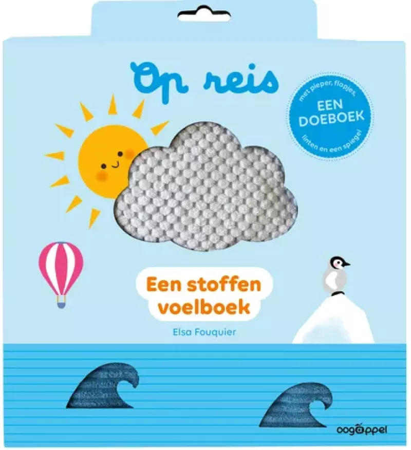 Cover van Op reis: een stoffen voelboek